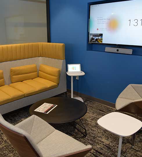 Minneapolis office - casual meeting space